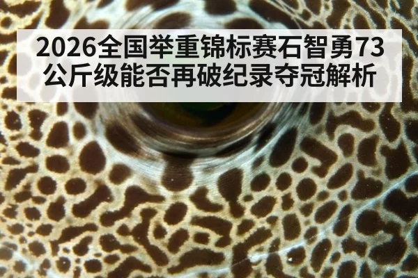 2026全国举重锦标赛石智勇73公斤级能否再破纪录夺冠解析